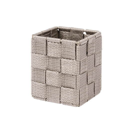 Wenko - Badkorb Adria Cubo taupe - Stylish Storage Solution for Your Bathroom 🛁✨