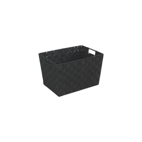 Wenko - Badkorb Adria M black - Stylish Bathroom Storage Solution 🛁✨