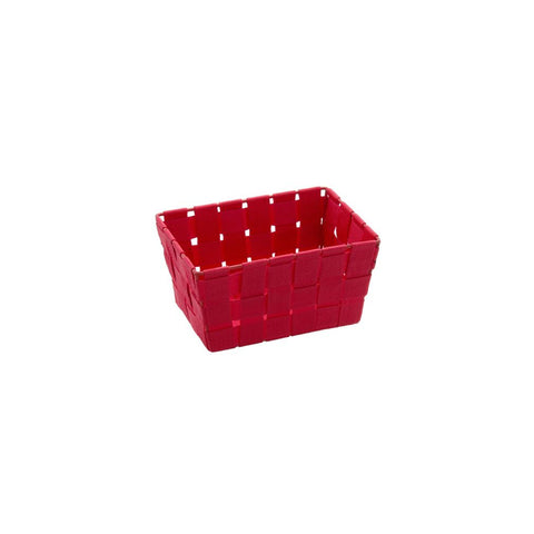 Wenko - Badkorb Adria Mini, Long, Red - Stylish & Functional Bath Storage! 🛁❤️