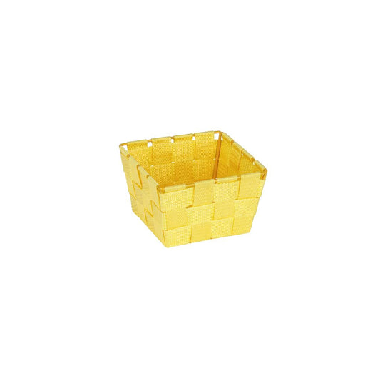 Wenko - Badkorb Adria Mini, Square Yellow - Brighten Your Bath Time! 🛁✨