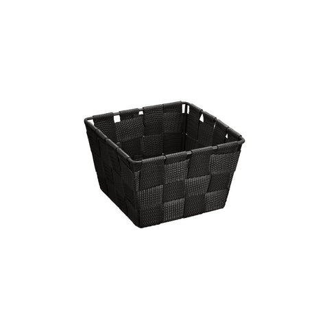 Wenko - Badkorb Adria Mini, Square Black - Stylish Storage Solution for Your Bath 🛁✨