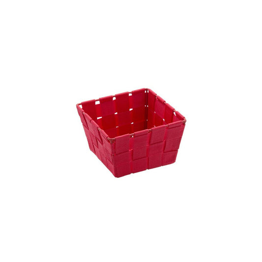 Wenko - Badkorb Adria mini, square, red - Ideal for Stylish Storage! ❤️🛁✨