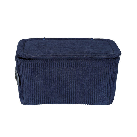 Wenko - Bathroom Basket Anela Dark Blue - Chic & Functional Organization for Your Space 🌊✨