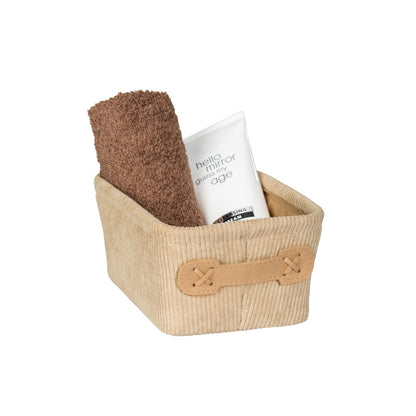 Wenko - Badkorb Anela Mini, Long, Beige - Elegant Bathroom Organizer for Clutter-Free Living 🛁🌟