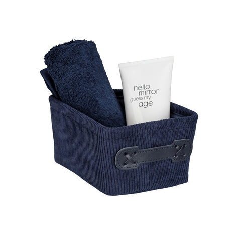 Wenko - Badkorb Anela Mini, Long Dark Blue - Chic & Space-Saving Organizer! 🛁💙