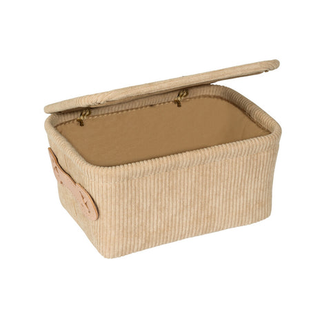 Wenko - Anela Basket with Lid, Beige - Stylish Storage Solution 🧺✨