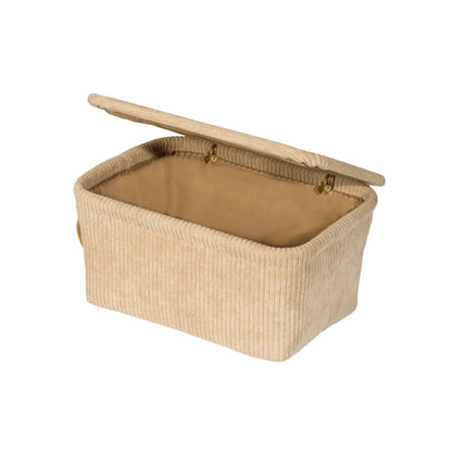 Wenko - Anela Basket with Lid, Beige - Stylish Storage Solution 🧺✨