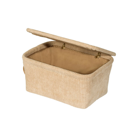 Wenko - Anela Basket with Lid, Beige - Stylish Storage Solution 🧺✨