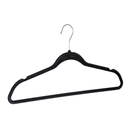 Wenko - Velvet Clothes Hangers Set of 5 - Organize with Style! 🎀🖤