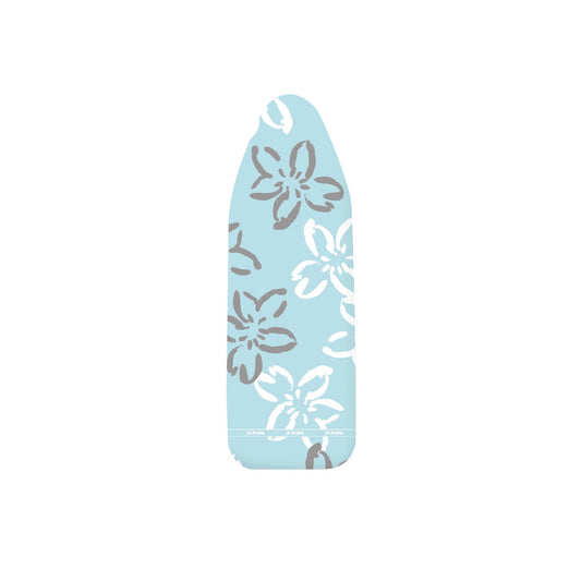 Wenko - Ironing Board Cover Comfort XL/U, Blue Flowers - Transform Your Ironing Experience 🌸✨