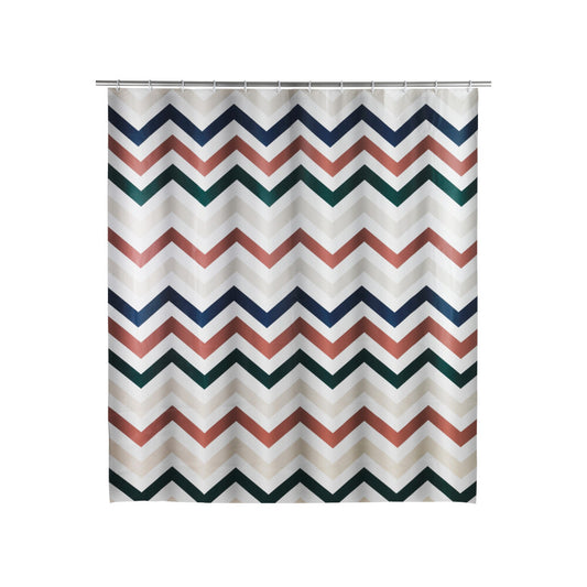 Wenko - Shower Curtain Agropoli 180x200 cm - Elevate Your Bathroom Style! 🚿✨