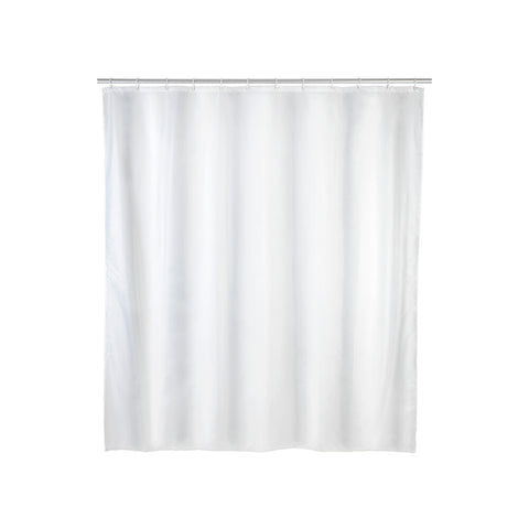 Wenko - Shower Curtain ALLSTAR Zen White PEVA - Elevate Your Bathroom Aesthetics! 🛁✨