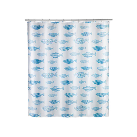 Wenko - Aquamarine Polyester Shower Curtain - Transform Your Space with Style! 💧🛁