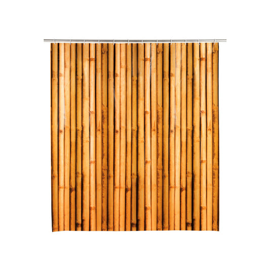 Wenko - Shower Curtain Bamboo 180x200 cm - Elevate Your Bathroom 🌿🚿✨