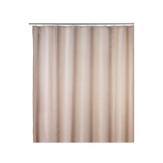 Wenko - Beige Polyester Anti-Mold Shower Curtain - Transform Your Bathroom! 🚿✨