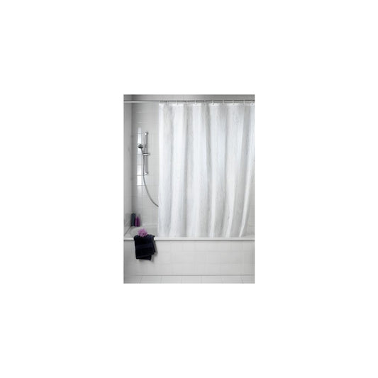 Wenko - Shower Curtain Deluxe White - Transform Your Bathroom with Elegance! 🛁✨