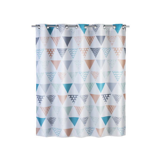 Wenko - Ethno Flex Anti-Mold Shower Curtain - Stylish Protection for Your Bathroom 🚿✨