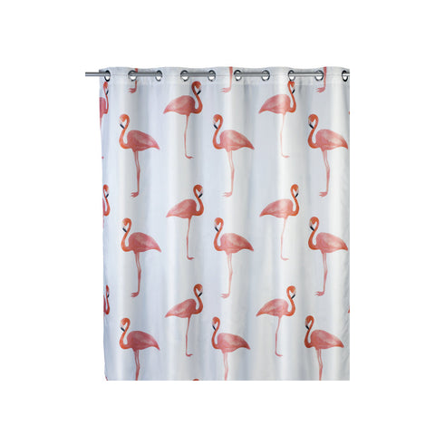 WENKO - Flamingo Shower Curtain - Beach Paradise! 🌺