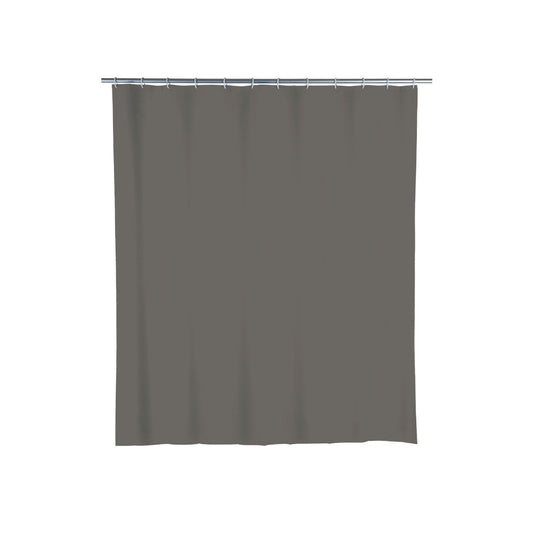 Wenko - Shower Curtain PEVA Plain, Mouse Grey - Elegant & Versatile for Your Bathroom 🛁✨