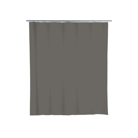 Wenko - Shower Curtain PEVA Plain, Mouse Grey - Elegant & Versatile for Your Bathroom 🛁✨