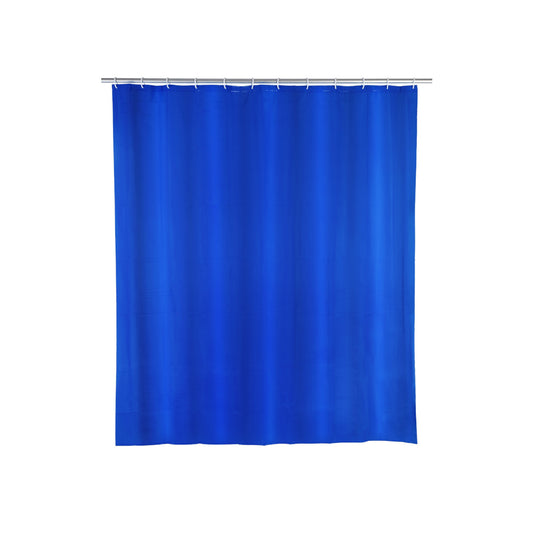 Wenko - Shower Curtain Uni Night Blue - Transform Your Bathroom Oasis 🌌💦✨