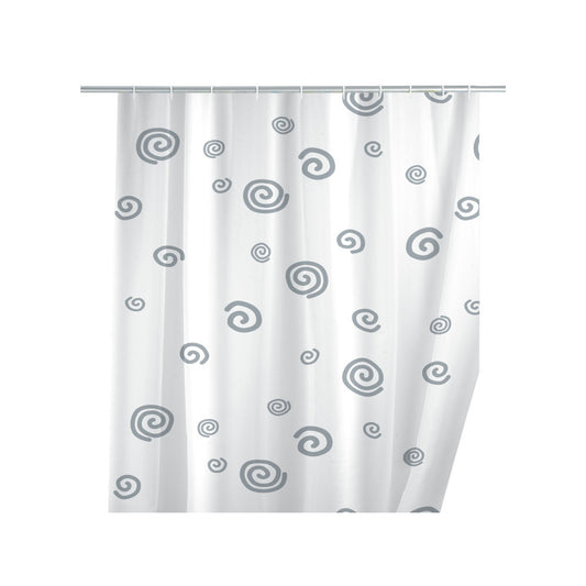 Wenko - Shower Curtain Snail Polyester - 🐌🌧️ Cute & Functional Bathroom Decor!