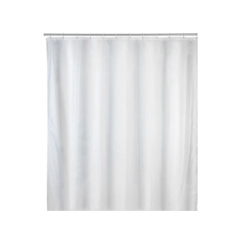 Wenko - Shower Curtain Solid White PEVA - Elegant & Durable 🌿🚿✨