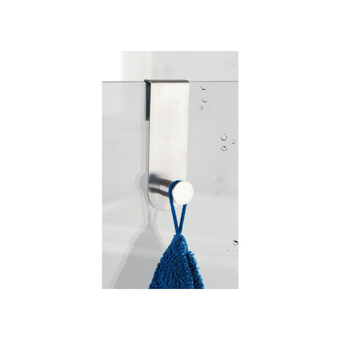 Wenko - Stainless Steel Shower Hook Celano Matte - Elegant Design for Your Bathroom 🚿✨