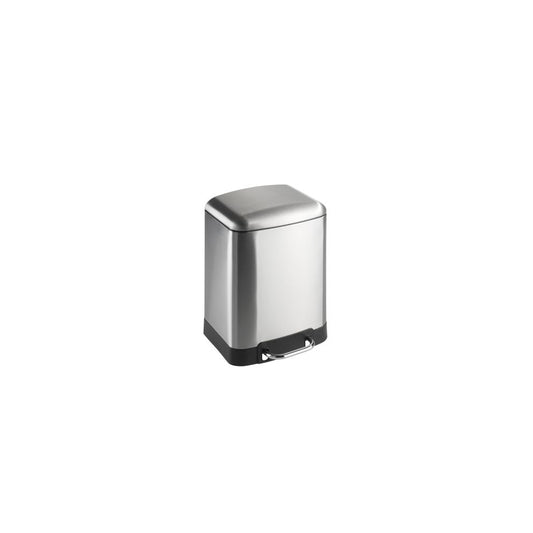 Wenko - Stainless Steel Step Trash Can Easy Close 6L - Stylish & Convenient 🌟🚮