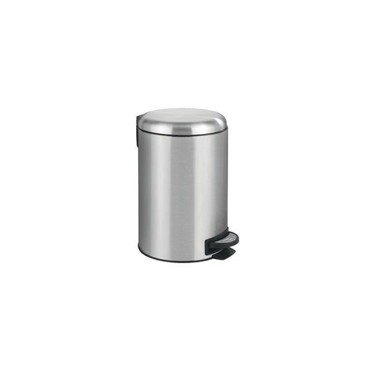 Wenko - Stainless Steel Pedal Bin Leman Easy-Close 12 Liters - Stylish & Convenient for Your Home! 🚮✨