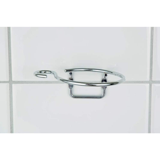 Wenko - Hair Dryer Holder Milano Chrome - Stylish & Space-Saving ✨🛁📏