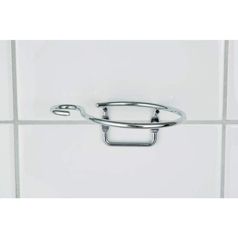 Wenko - Hair Dryer Holder Milano Chrome - Stylish & Space-Saving ✨🛁📏