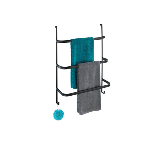 Wenko - Towel Holder Door, Shower Irpinia - Stylish & Functional Storage Solution! 🚿🖤