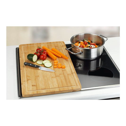 Wenko - Hob Cover Plate Bamboo - Stylish & Eco-Friendly Kitchen Essential 🍃✨