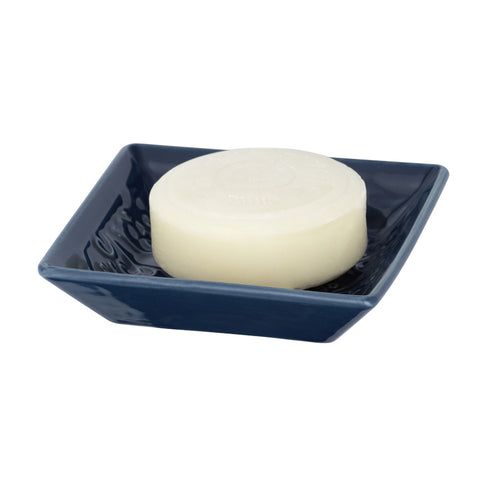 Wenko - Ceramic Soap Dish Cordoba Blue - Elegant & Vibrant Bathroom Style 💙🛁✨