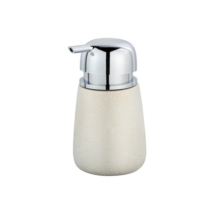 Wenko - Ceramic Soap Dispenser Glimma Champagne - Elegant Bathroom Essential 🛁✨