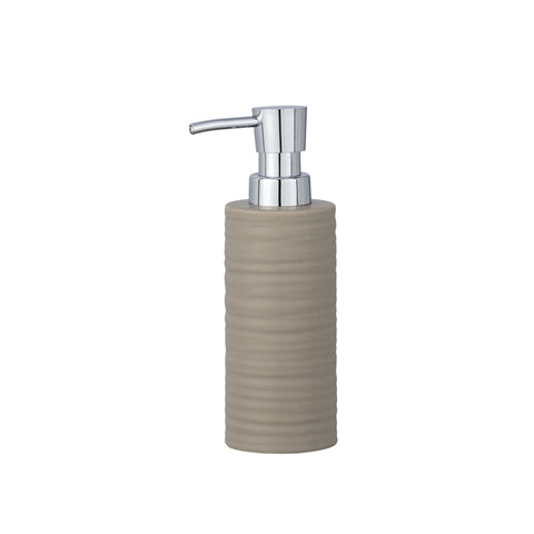 Wenko - Ceramic Soap Dispenser Mila, Sand - ✨ Stylish & Elegant Bathroom Essential! 🧼💫