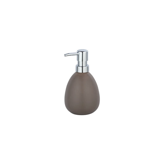 Wenko - Ceramic Soap Dispenser Polaris Matte Taupe - Chic & Modern Design 🧼🌟