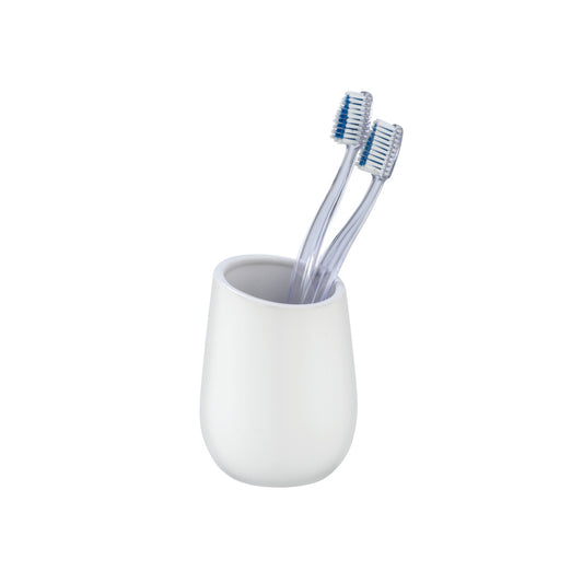 Wenko - Toothbrush Cup Badi White - Stylish & Functional Bathroom Essential 🪥✨