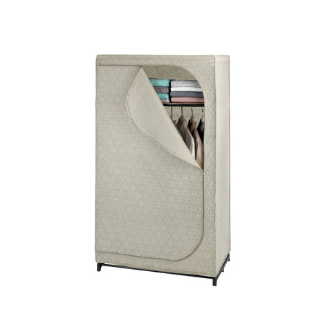 Wenko - Wardrobe Balance with Shelf Taupe/Design - Stylish Storage Solution 🌟🧥✨