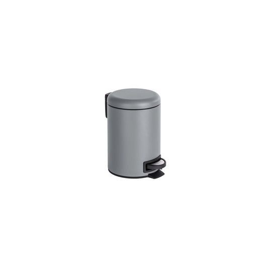 Wenko - Cosmetic Step Bin Leman 3L Gray - Stylish & Practical Storage Solution! 🗑️✨