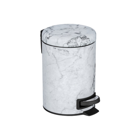 Wenko - Cosmetic Step Bin Onyx 3 Ltr. Matte - Stylish & Space-Saving Solution! 🗑️✨