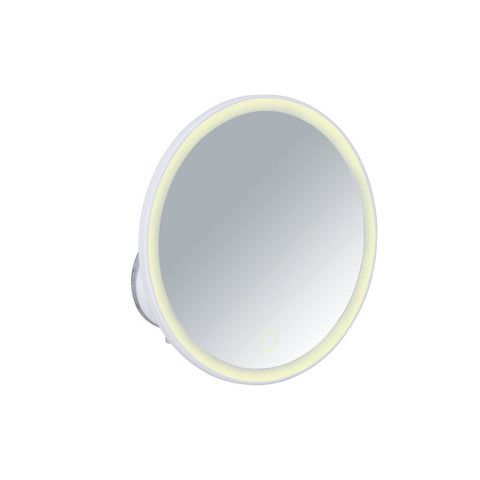 Wenko - LED Wall Mirror Isola White - Illuminate Your Space ✨🪞