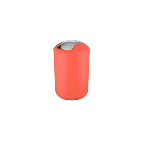 Wenko - Swing Lid Bucket Brazil L 6.5 Liters Coral - Stylish & Practical Storage Solution! 🪣✨