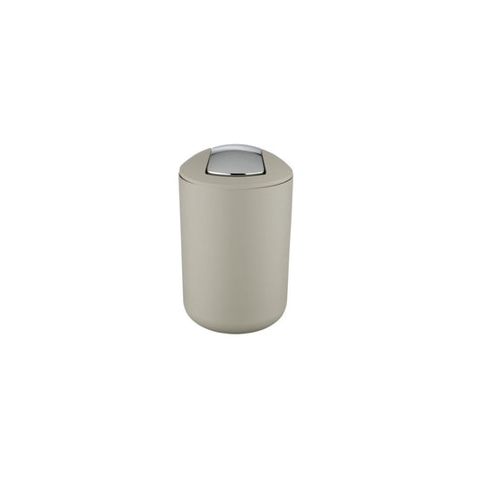 Wenko - Swing Lid Bucket Brazil L, Taupe - Stylish & Functional Storage Solution 🗑️✨