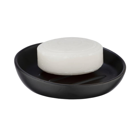 Wenko - Soap Dish Badi Black - Stylish Design for Every Bathroom 🛁✨