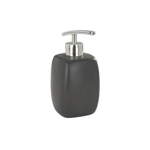 Wenko - Soap Dispenser Faro Black Ceramic - Elegant & Chic Bathroom Accessory 🛁🖤