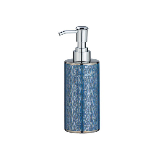 Wenko - Soap Dispenser Nuria Silver/Blue - Elegant & Stylish Bathroom Accessory ✨🧼