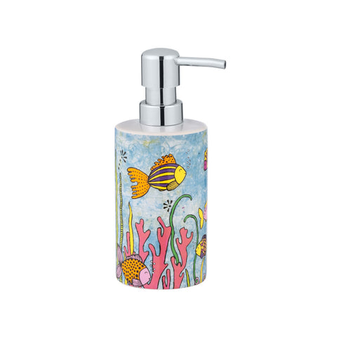 Wenko - Soap Dispenser Ocean Life Rollin Art - Add a Splash of Fun to Your Bathroom! 🌊🧼✨