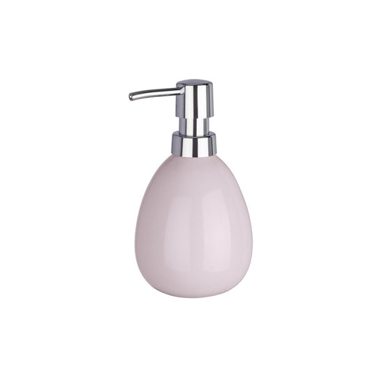 Wenko - Soap Dispenser Polaris Ceramic Pastel Pink - Stylish & Modern Bathroom Accessory 🛁💖